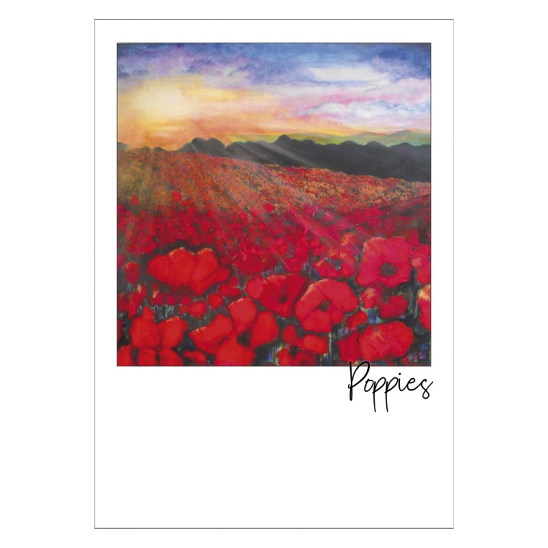 Poppies Postcard